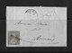 1854-1862 HELVETIA / STRUBEL (Ungezähnt) → Faltbrief Von WINTERTHUR Nach MOSNANG       ►SBK-23B1.II◄ - Covers & Documents