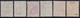 1884/86 - Umberto Pacchi Postali Serie Completa Usata F.Ray, Colla - Sassone S.2100 - Colis-postaux