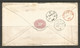 GREAT BRITAIN. QV. 1866. 1d RED REDIRECTED COVER. PLATE 85 OJ. ADDRESSED TO LE DUC DE NEMOURS AT CLAREMONT. - Covers & Documents