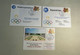 (3 N 37A) Paris 2024 Olympic Games - Olympic Venues & Sport - Versaille = Equestrian + Modern Pentathlon (3 Covers) - Verano 2024 : París