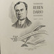 Día De Emisión - Rubén Darío – 50 Aniversario De Su Muerte – 22/12/1965 - Argentina - Ecrivains