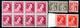 Delcampe - 1327. BELGIUM. 1932-1956, GLEANER, MERCURY, KING LEOPOLD III MNH LOT (2 PAGES) 9 SCANS - Colecciones