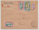 GUADELOUPE Grand Bourg 1938 Recommandé FRANCE Paris Via POINTE à PITRE Bel Affranchissement Tricolore - Cartas & Documentos