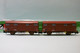 Arnold - 2 WAGONS COUVERT G4 Permaflex SNCF ép. IV Réf. HN6516 Neuf NBO N 1/160 - Goods Waggons (wagons)