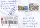 GOOD GREECE " REGISTERED " Postal Cover To ESTONIA 2022 - Good Stamped: Child / Train ; City View - Storia Postale