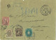 P0510 - REGNO - STORIA POSTALE - UMBERTO I Uffici All'estero TUNISIA  Busta Per Le NETHERLANDS  1891 - Andere & Zonder Classificatie