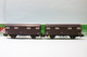 Arnold - 2 WAGONS COUVERT Type K 2 Essieux SNCF ép. III Réf. HN6514 Neuf NBO N 1/160 - Goods Waggons (wagons)