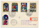 Hongrie - 2 Env FDC - Vitraux De Matyas Irodeakja - Budapest - 15/9/1972 - FDC