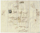 Portugal 1855 Fold Cover Sent From Santo Thirso Or Saint Thyrsus (October 7h) To Porto Stamp King Dom Pedro V 25 Réis - Covers & Documents