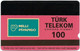 Turkey - TT - Alcatel - R Advert. Series - Milli Piyango (Map), R-68, 100U, 07.1995, 126.128ex, Used - Türkei