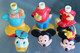 3 Grandes Gourdes Figurines En Plastique Dur Mickey Donald Mimie Vintage Année 50 - Disney