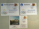 (3 N 44) Paris 2024 Olympic Games - Olympic Venues & Sport - La Chapelle Arena - Badmington & Gymnastic  (3 Covers) - Verano 2024 : París