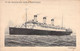 CPA BATEAUX - Massilia - Compagnie De Navigation Sud Atlantique - Steamers