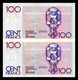 Bélgica Belgium Pareja 100 Francs 1982-1994 Pick 142a (6) Ebc Xf - 100 Francs