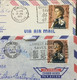 HONG HONG 1968-1971, COVER USED TO USA, CHINESE SLOGAN 2 DIFF CHARACTERS, CORRECT ADDRESSING SAVES DELY ,QUEEN STAMP, KW - Storia Postale