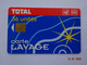 CARTE A PUCE CHIP CARD  CARTE LAVAGE AUTO TOTAL 36 UNITES 400 STATIONS - Colada De Coche