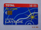 CARTE A PUCE CHIP CARD  CARTE LAVAGE AUTO TOTAL 36 UNITES 400 STATIONS - Car Wash