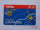 CARTE A PUCE CHIP CARD  CARTE LAVAGE AUTO TOTAL 54 UNITES 400 STATIONS - Lavage Auto