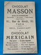 Carte Image Chromo Chocolat Masson - Au Coq De Bruyère - Chocolat