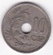 Belgique 10 Centimes 1921 , Legende Flamande , Albert I , En Cupronickel , KM# 86 - 10 Centimes