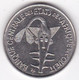États De L'Afrique De L'Ouest 100 Francs 1977 , En Nickel, KM# 4 - Autres – Afrique