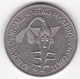 États De L'Afrique De L'Ouest 100 Francs 1971 , En Nickel, KM# 4 - Sonstige – Afrika