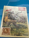 Carte Image Chromo Chocolat Poulain -Asie Coloniale  -La Poste Au Siam - Elephant-Courriers - Schokolade