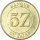 Monnaie, Zaïre, 5 Zaïres, 1987 - Zaire (1971-97)