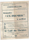 PROGRAMME SOUVENIR DU BAL DES FLEURS -THEATRE DE ROMANS  DIMANCHE 24 MARS 1929 - - Programme