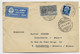 ITALIA POSTA AEREA 60C+ 1.25 LETTERA LETTRE COVER VIA AEREA PAR AVION ROMA PARIGI 29.7.35 TO SARREBOURG FRANCE - Marcophilie (Avions)