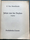 (689)  Johan Van Der Heyden Magister - E. Van Hemeldonck - 1941 - 220 Blz. - Other & Unclassified