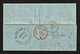 CUBA (La Havane) Préphilatélie Marque Postale Départ: HAVANA 10/04/1847 Pour Grasse En France....... - Préphilatélie