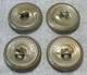 Lotto 4 Bottoni Button Saint John College SJ (23mm) - Boutons