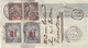 LETTRE FRAGMENT. GRANDE COMORE AVEC TIMBRES MALGACHE. RECOMMANDE TAMATAVE - Storia Postale