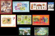 India 2003 Complete Full Set Of 9 Different Miniature Sheets Aero India Chennai Museum MS MNH As Per Scan - Verzamelingen & Reeksen