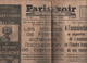 PARIS SOIR 28 01 1939 - BARCELONE FRANCO - INTEGRITE EMPIRE FRANCAIS - REFUGIES ESPAGNOLS - ROUMANIE - RADIOS ILLEGALES - Informations Générales