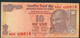 INDIA P102h  10 RUPEES 2016 Signature 21  LETTER L #45H      VF NO P.h. - Inde