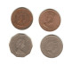 336/ Caraïbes Orientales : Elizabeth II : 2 X 1 Cent 1965 - 2 X 1 Dollar 1989 Et 2004 - Britse Caribische Gebieden