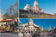 Postcard USA Anaheim, California Disneyland Multi View Mickey And Minnie Train 1991 - Anaheim