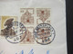 1968 Berlin (West) Bauerwerke Nr.242 Kehrdruck Aus MHB MiF Fernbrief Stempel Bad Oeynhausen - Berlin 19 - Briefe U. Dokumente