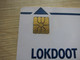 Aplab LOKDOOT Chip Phonecard, LOK02C, Backside 6 Digit Serial Number, Used,backside Gold Cover Missed - Indien