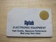 Aplab LOKDOOT Chip Phonecard, LOK02d, Backside 8 Digit Serial Number, Used,backside With Gold Cover - Inde