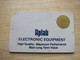 Aplab LOKDOOT Chip Phonecard, LOK02d, Backside 8 Digit Serial Number, Used,backside With Gold Cover - India