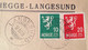 LANGESUND 1940 OKW B= BERLIN Censored Cover To Kassel, Germany (Zensur Brief WK2 WW2 War 1939-1945 Censure Guerre Norway - Briefe U. Dokumente