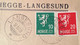 LANGESUND 1940 OKW B= BERLIN Censored Cover To Kassel, Germany (Zensur Brief WK2 WW2 War 1939-1945 Censure Guerre Norway - Brieven En Documenten