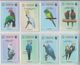 CHINA WWF BIRDS PARROTS SET OF 8 PHONE CARDS - Loros