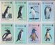 CHINA WWF BIRDS PENGUIN SET OF 8 PHONE CARDS - Pinguini