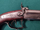 Pistolet Français De Chasse Double Canon ( Justaposé) á Broche Type  Lefauchaux Vers 1850. - Armes Neutralisées