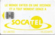 Central African Rep. - Socatel - Logo Yellow (Tarifs On Reverse), SC7, 20Units, Used - Central African Republic