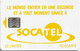 Central African Rep. - Socatel - Logo Yellow, SC5 (Cn. 00547), 20Units, Used - Centraal-Afrikaanse Republiek